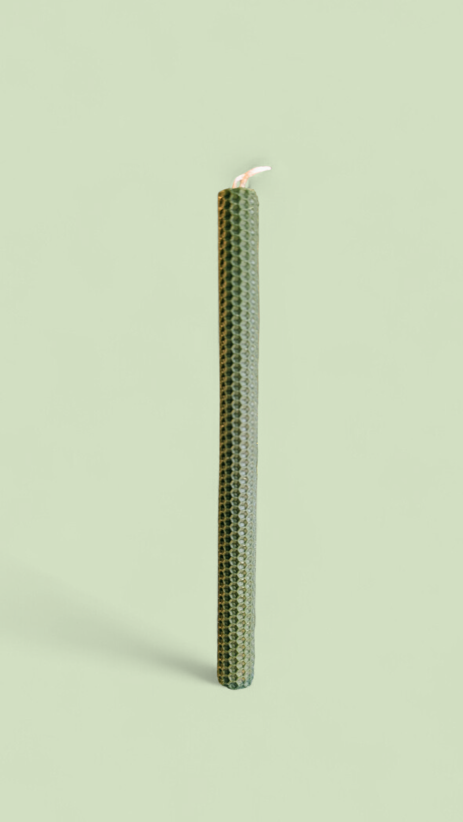 Πασχαλινή χρωματιστή λαμπάδα 30cm - Green