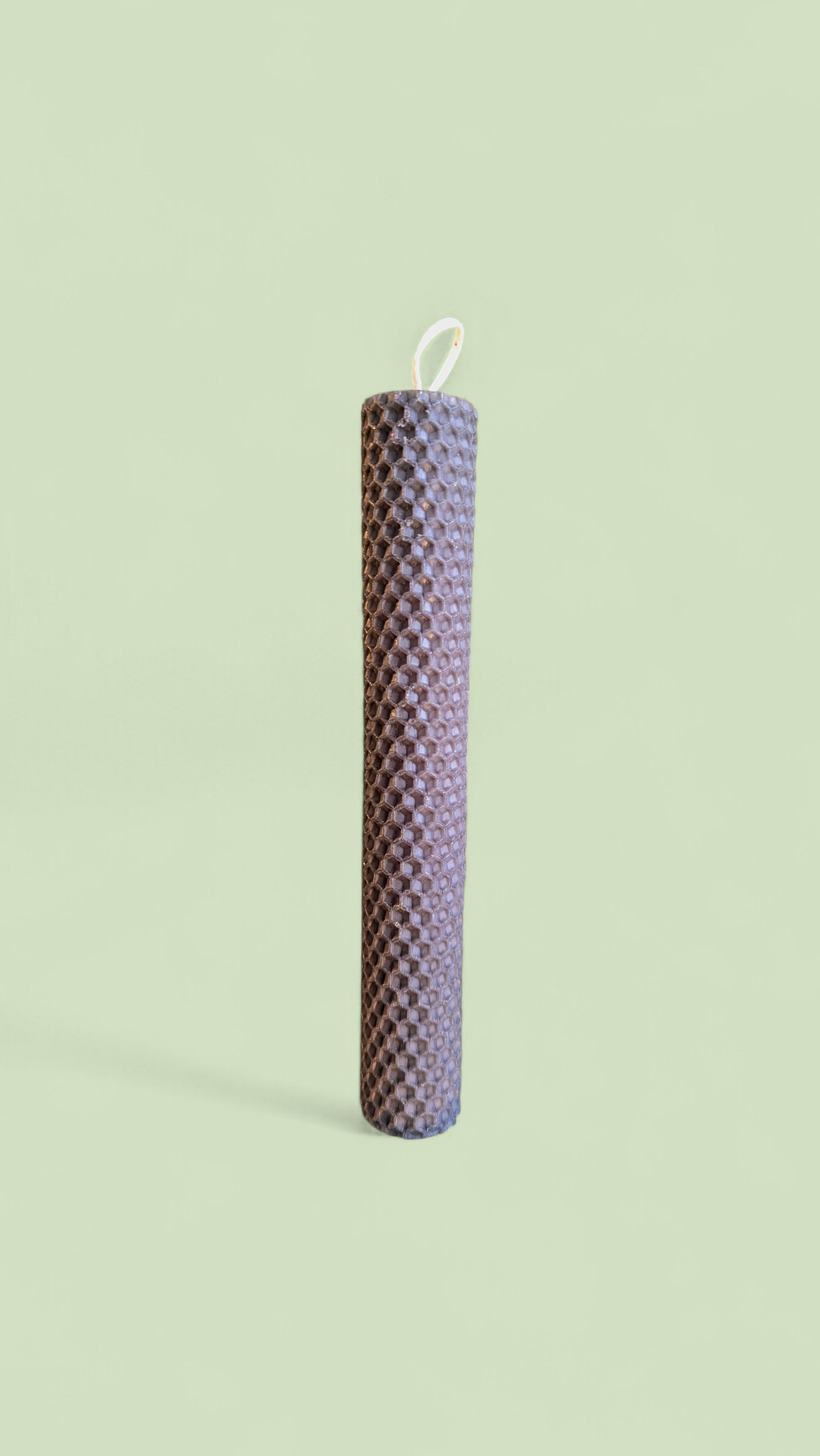 Easter colored candle 30cm - Blueish Grey