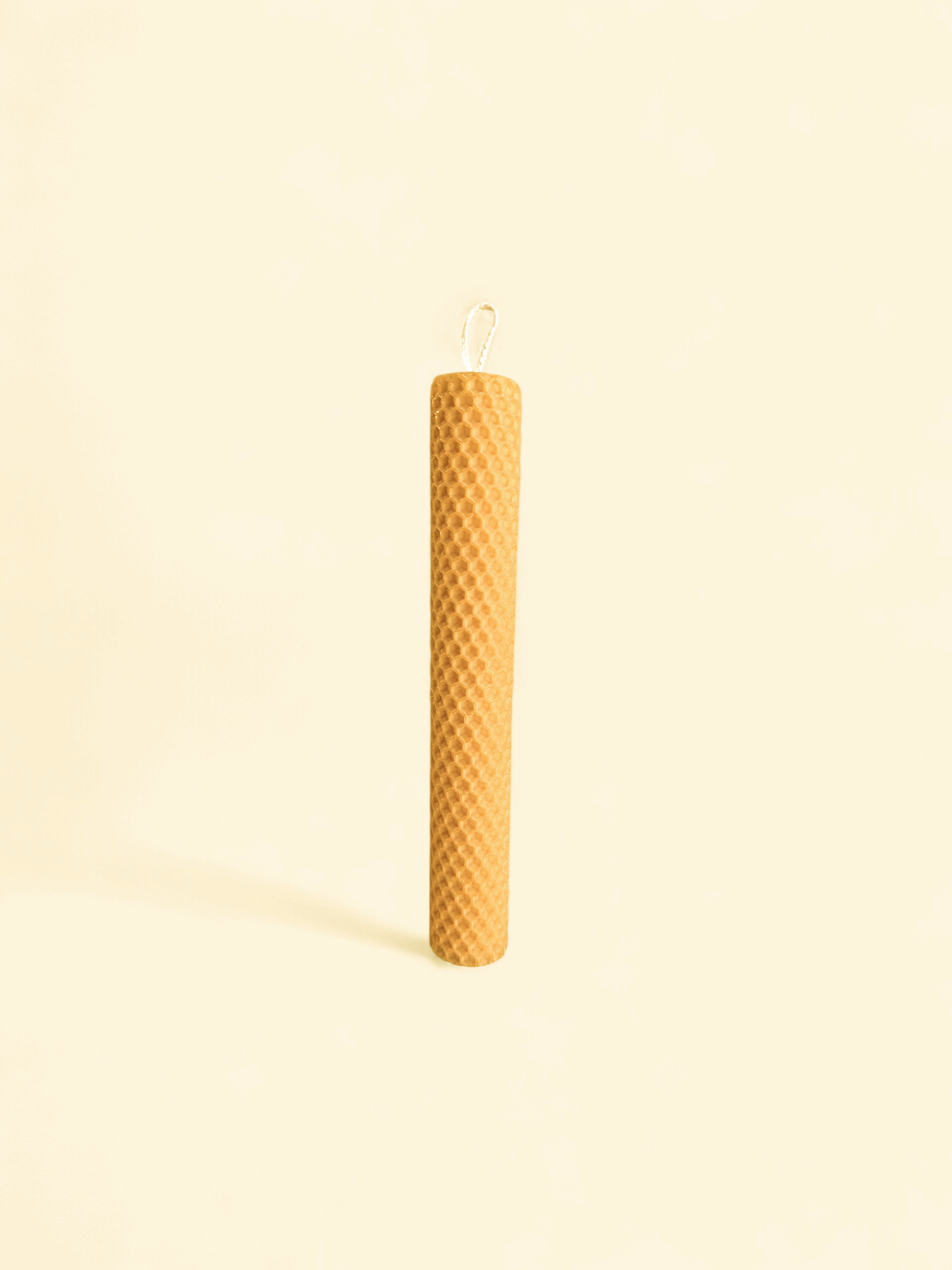 Πασχαλινή λαμπάδα από αγνό μελισσοκέρι 20cm - Φυσικό χρώμα