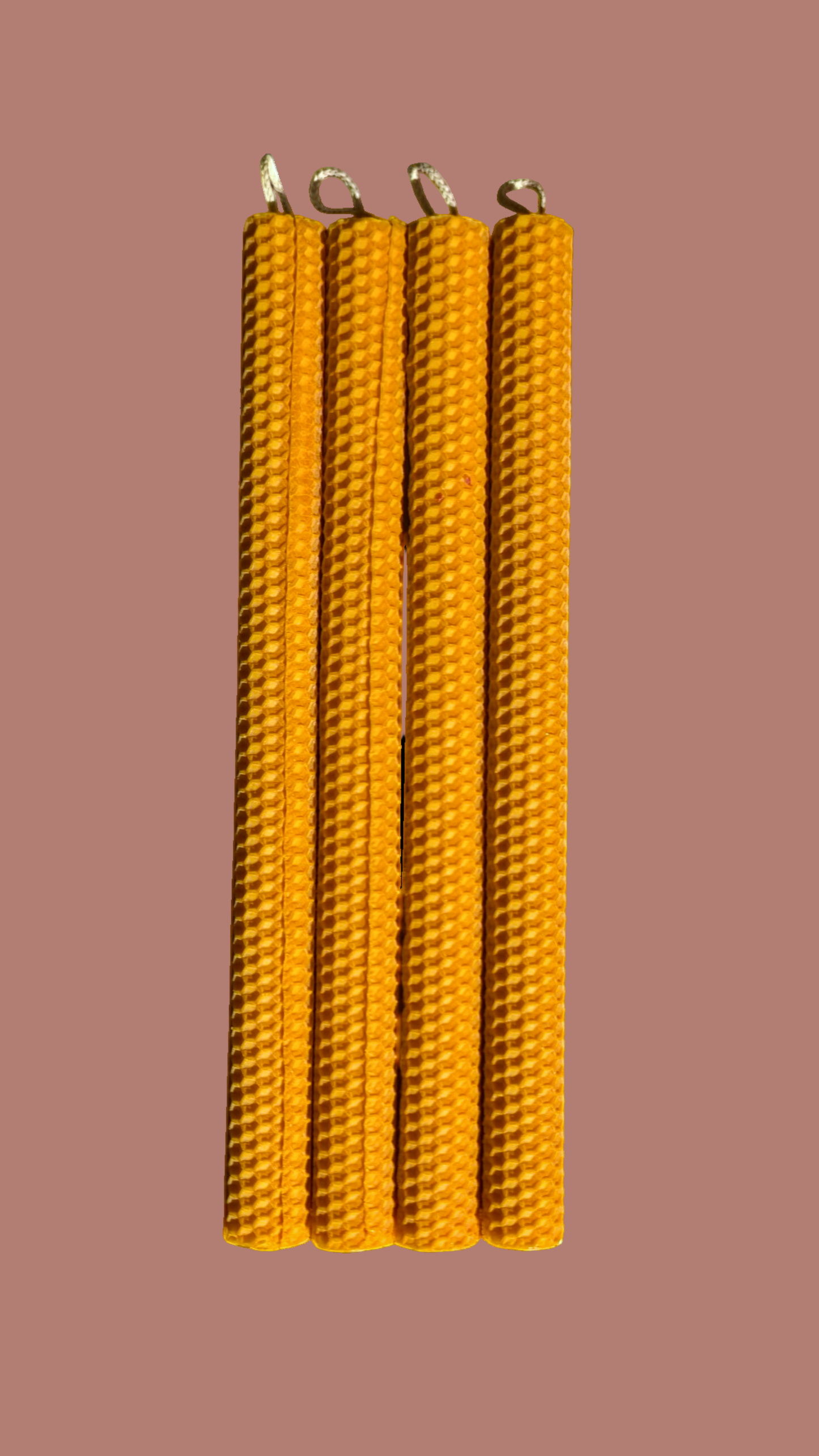 Osterkerze aus reinem Bienenwachs, 30 cm