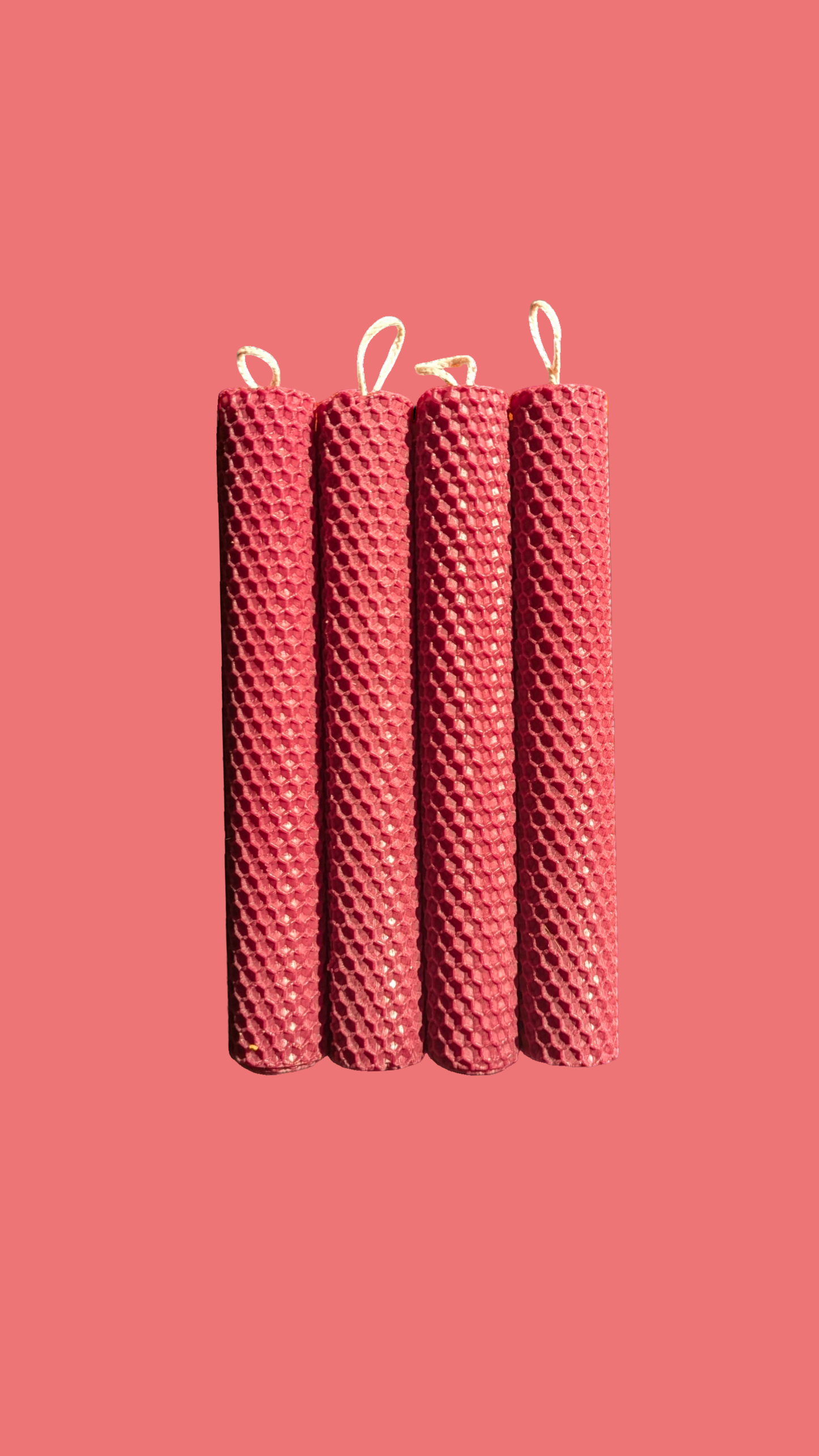 Osterkerze in verschiedenen Farben, 30 cm – Fuchsia