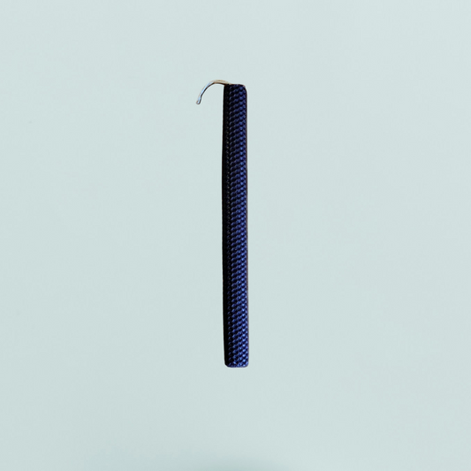 Easter colored candle 30cm - Blueish Grey