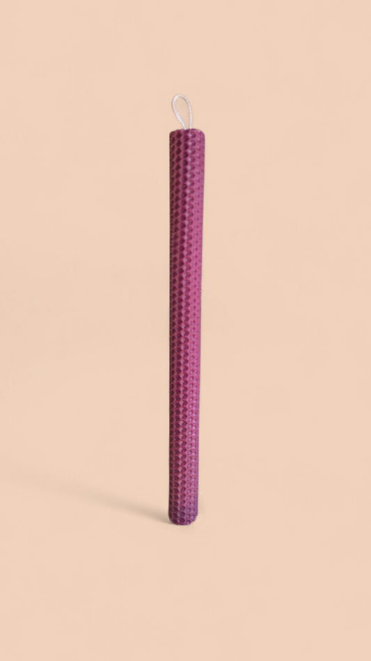 Easter colored candle 30cm - Fuchsia