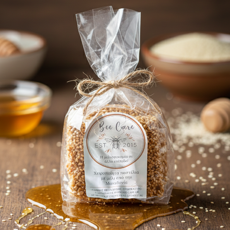 Χειροποίητο παστέλι με μέλι & σουσάμι